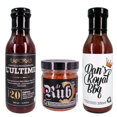 Coffret Roi de la Sauce BBQ Coffret Roi de la Sauce BBQ